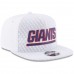 Men's New York Giants New Era White 2017 Color Rush 9FIFTY Snapback Adjustable Hat 2764177